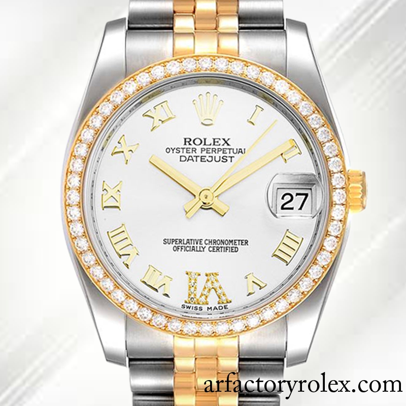 AR Rolex Datejust 116243 Men's Rolex Calibre Replica 12mm White Dial - AR Factory Watches from Best Replica Rolex Store